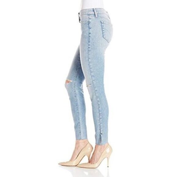 Joe's Jeans Skinny Jeans Flawless Icon Split Raw hem distressed Light wash - Picture 12 of 16